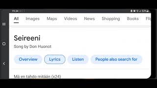 Don Huonot - Seireeni - Karaoke