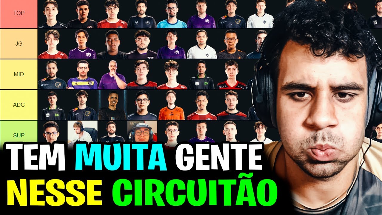 🚨 ABSOLUT, AYEL, SLEZZY E BULAS FIZERAM A MELHOR TIER LIST DO CIRCUITÃO! DERRETIMENTO INCLUSO