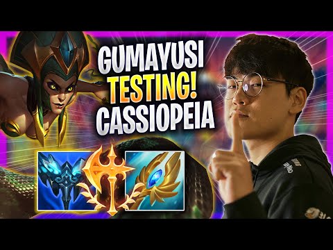 GUMAYUSI TESTING CASSIOPEIA IN KR SOLOQ! - T1 Gumayusi Plays Cassiopeia ADC vs Kai'sa! | Season 2023