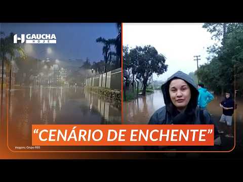 CHUVAS: ALAGAMENTOS em Lajeado e a água começa a SUBIR em São Sebastião do Caí | Gaúcha Hoje