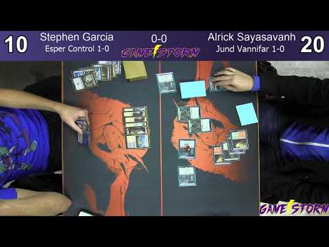Stephen Garcia (Esper Control) vs Alrick Sayasavanh (Jund Vannifar) - Friday Night Standard 3/8/19