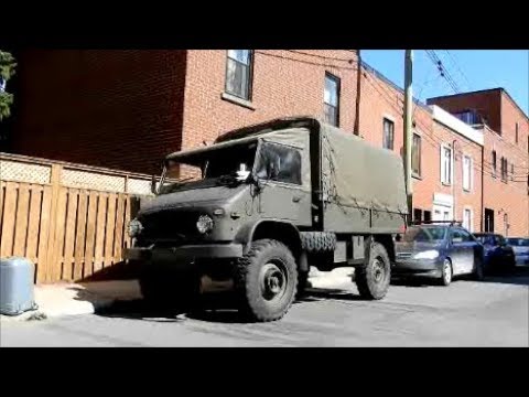 VINTAGE MERCEDES BENZ UNIMOG ARMY TRUCK SIGHTING