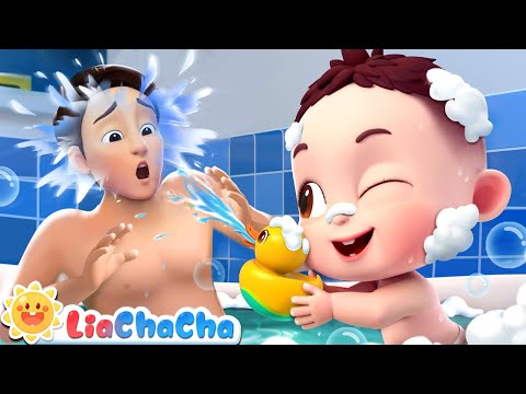 Bath Song | Let's Take a Bath | Fun Bath Time Song | LiaChaCha Nursery Rhymes & Baby Songs