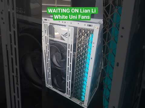 White SSUPD Meshroom D, Vertical Orientation. Almost Done #ssupd #gamingcomputer #9070xt #meshroomd