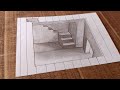 Easy Drawing How to Draw 3D Art on line paper drawing illusion for beginners