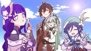 [原神] KKOMDA四神合唱