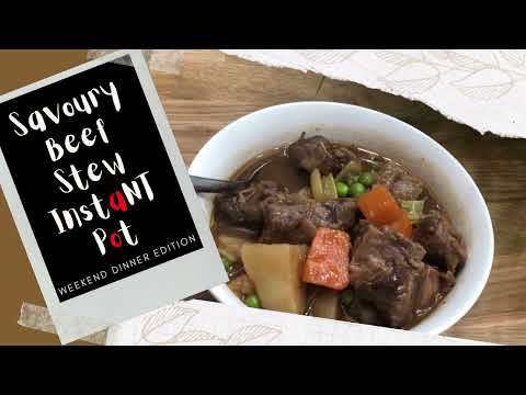 Beef Stew Instant Pot Easy / Savory Stew Recipe / Easy...