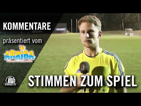 Die Stimmen zum Spiel (TSV Wandsetal II - BW 96 Schenefeld II, Achtelfinale, Pokal der 2. Herren)