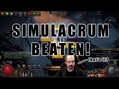 Simulacrum with an Epic Ending