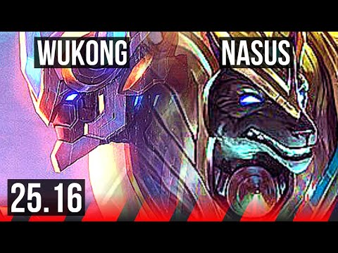 WUKONG vs NASUS (TOP) | NA Master | 25.16