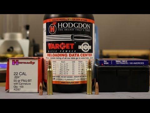 Bobs' vs Hornady 55gr fmjbt - Varget