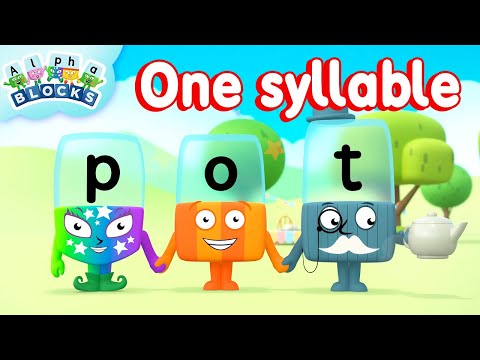 One Syllable Words - Compilation 🐱 | Learn to Read and Spell | Alphablocks