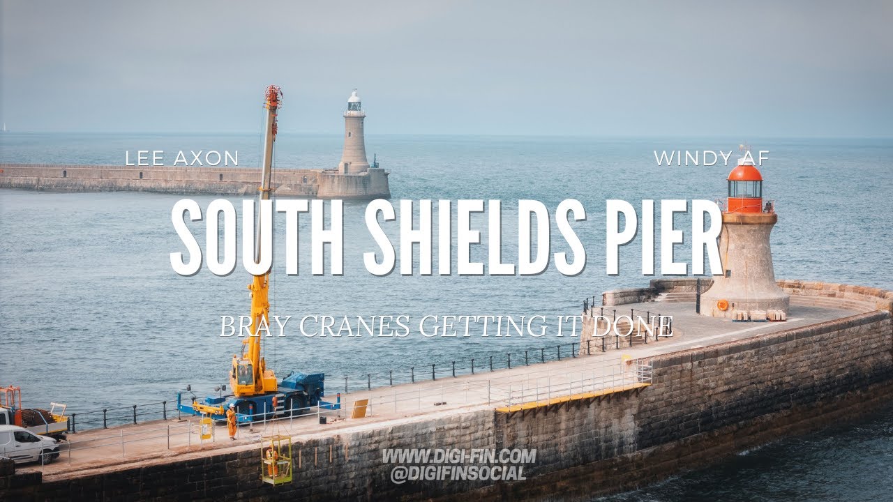 South Shields Pier Bray Cranes