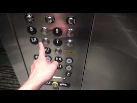 ThyssenKrupp Synergy MRL Traction Elevators at Hampton Inn & Suites in Downtown Roanoke, VA.