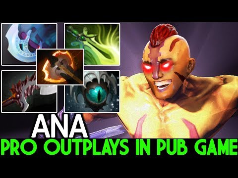ANA [Anti Mage] When Pro Outplays in Pub Game Killing Machine 7.22 Dota 2
