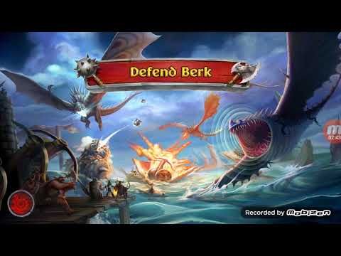 Dragon rise of berk Defend berk Defeating with fleet 500