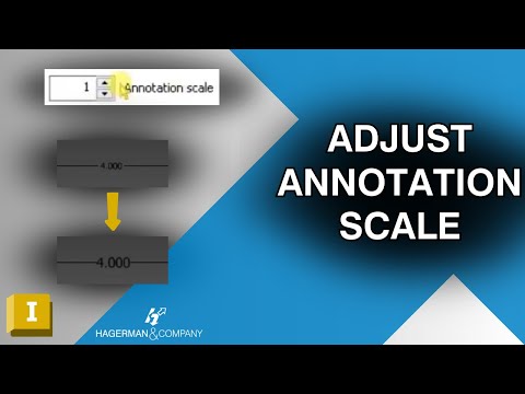 How to Change Annotation Scale in Autodesk Inventor