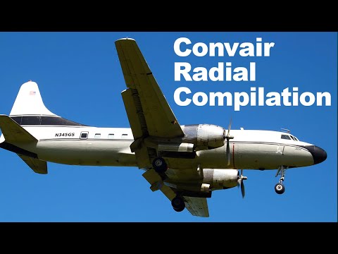 Convair 240, 330, 440 Compilation: 15 Minutes of R-2800 Bliss!