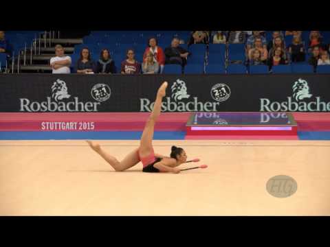 Luiza SADYAN (ARM) 2015 Rhythmic Worlds Stuttgart - Qualifications Clubs