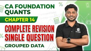 CA Foundation Quants Chapter 14 MCTD Complete Revision | Ungrouped Data | Nithin | ArivuPro