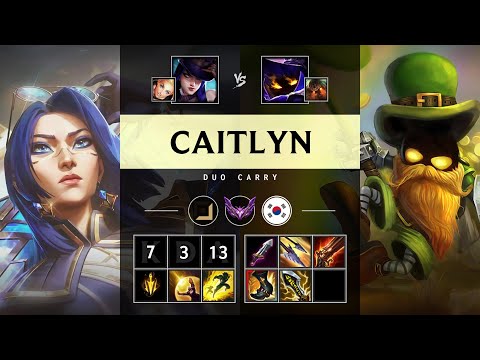 Caitlyn ADC vs Veigar: Rampage - KR Master Patch 25.S1.1