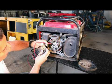 Agregat prądotwórczy wymiana AVR - brak napięcia.