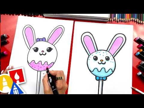 How To Draw An Easter Cake Pop