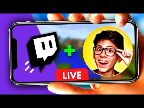 How to LIVE on Twitch via CELL PHONE with FACECAM!