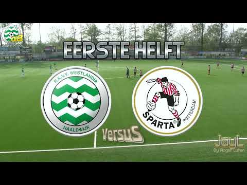 JNL JO18 Westlandia - Sparta 23 april 2022 eerste helft by Luiten