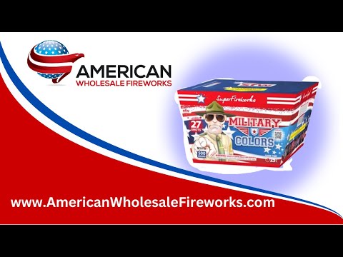 Military Colors - Super Fireworks ... Available at American Wholesale Fireworks!