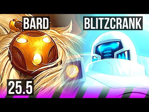 BARD & Jinx vs BLITZCRANK & Ashe (SUP) | 3/3/16 | KR Grandmaster | 25.5
