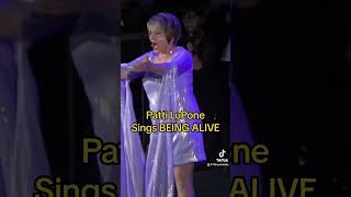 For theater kids: Patti LuPone sings BEING ALIVE #broadway #theaterkid #hamiltonmusical