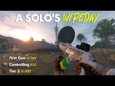 The Fastest Wipe day Progressor | 14,000 Hour SOLO - Vanilla Rust
