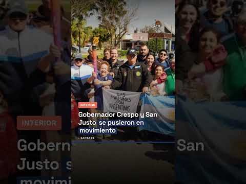 Gobernador Crespo y San Justo se pusieron en movimiento