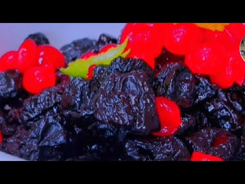 Fruits for black cake