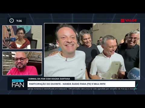 Narcizo Machado e Magna Santana analisam encontro do governador Fábio Mitidieri com André Moura.