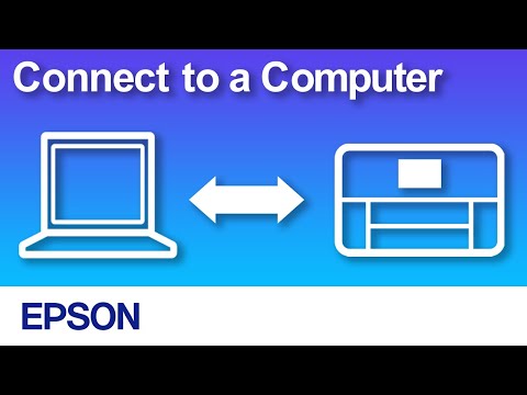 How to Connect a Printer and a Computer NPD6730