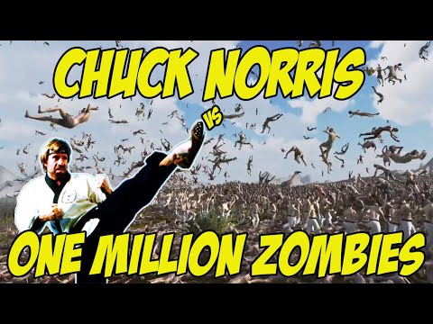 CHUCK NORRIS VS 1 MILLION ZOMBIES! - Ultimate Epic Battle Simulator 2 UEBS 2