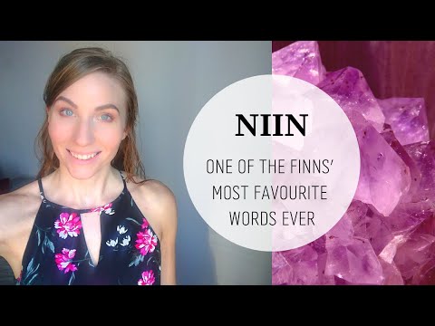 How to use the word "niin" | Learn Finnish by listening!
