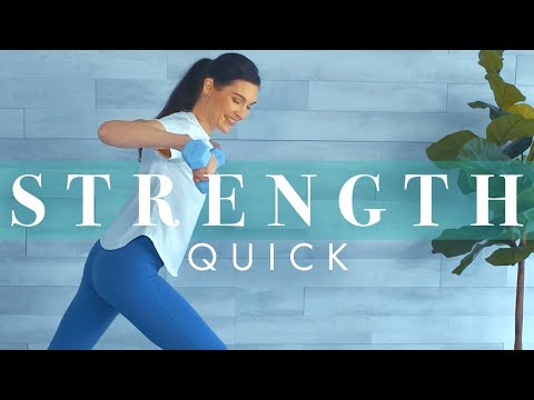 10 Minute Full body Strength Workout for Beginners & Seniors // Osteoporosis Friendly