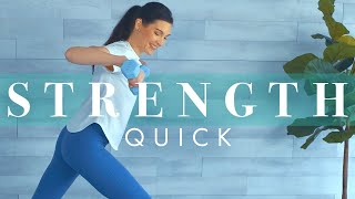 10 Minute Full body Strength Workout for Beginners & Seniors // Osteoporosis Friendly