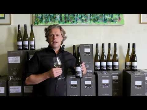 Christoph Eser vom Weingut H.T. Eser stellt den Riesling, Mineralist, Oestricher Lenchen vor