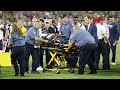 'Very dangerous game': Fans, experts express concern for Patriots player taken off field on backb...