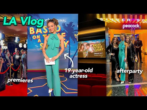 DAY IN THE LIFE of an ACTRESS! (hollywood premieres, afterparties, shopping + grwm vlog)