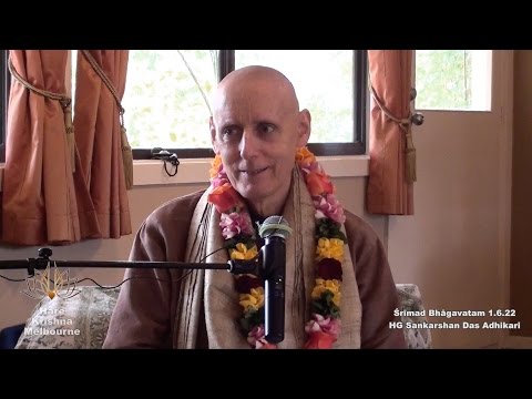 Srimad Bhagavatam 1.6.22 - HG Sankarshan Das Adhikari
