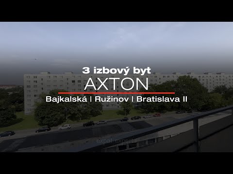 NA PRENÁJOM/FOR RENT Slnečný, priestranný 3i byt 79m2, s parkovaním a balkónom, AXTON