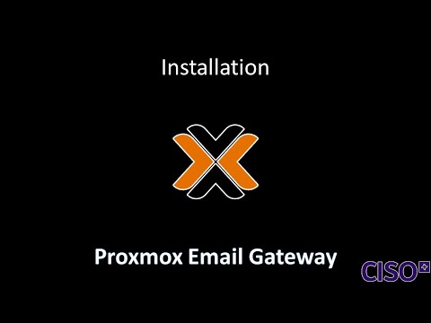 Proxmox Email Gateway - Installation