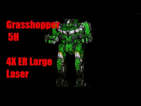 MechWarrior Online - Grasshopper 5H - 4 Er Large Lasers