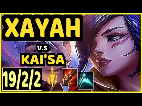 FREEZE (XAYAH) vs KAI'SA - 19/2/2 KDA BOTTOM ADC GAMEPLAY - EUW Ranked GRANDMASTER
