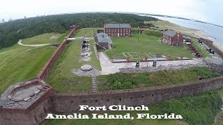 Drone Flight Over Fort Clinch Fernandina Beach, FL